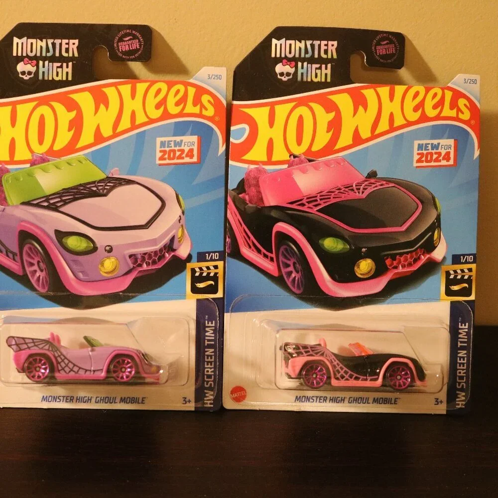 Hot Wheels Screen Time Ghoul Mobile Monster High lot of 2